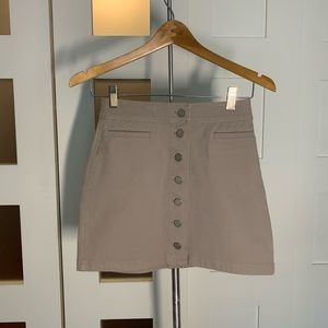 ARITZIA/WILFRED gray mini skirt